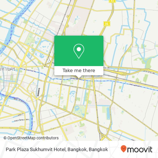 Park Plaza Sukhumvit Hotel, Bangkok map