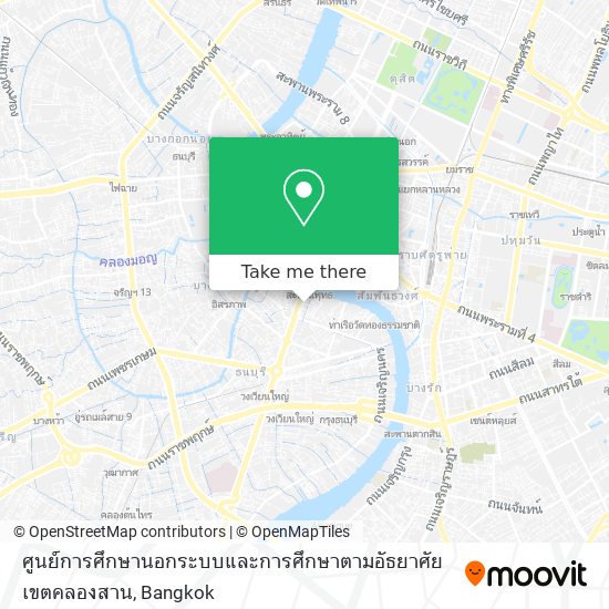 ศูนย์การศึกษานอกระบบและการศึกษาตามอัธยาศัยเขตคลองสาน map