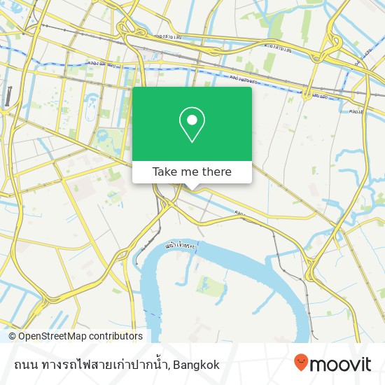 ถนน ทางรถไฟสายเก่าปากน้ำ map