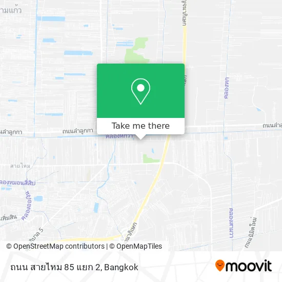 ถนน สายไหม 85 แยก 2 map