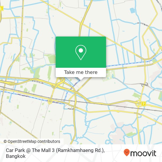 Car Park @ The Mall 3 (Ramkhamhaeng Rd.) map