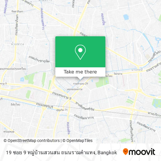 19 ซอย 9 หมู่บ้านสวนสน ถนนรามคำแหง map