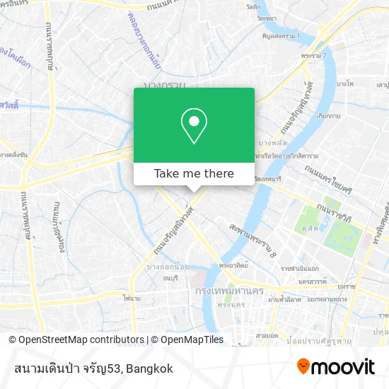 สนามเดินป่า จรัญ53 map