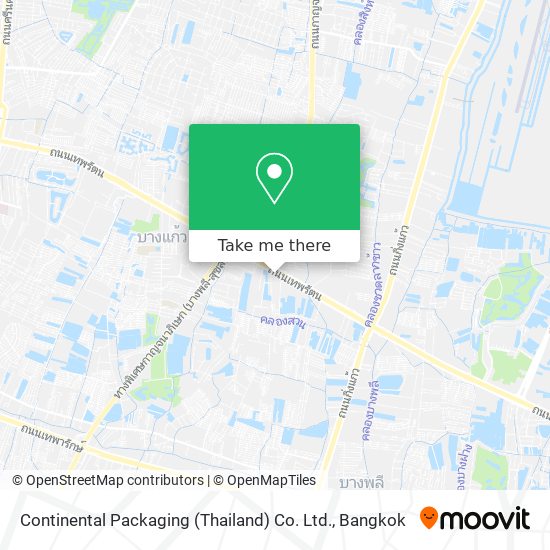 Continental Packaging (Thailand) Co. Ltd. map