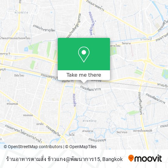 ร้านอาหารตามสั่ง ข้าวแกง@พัฒนาการ15 map