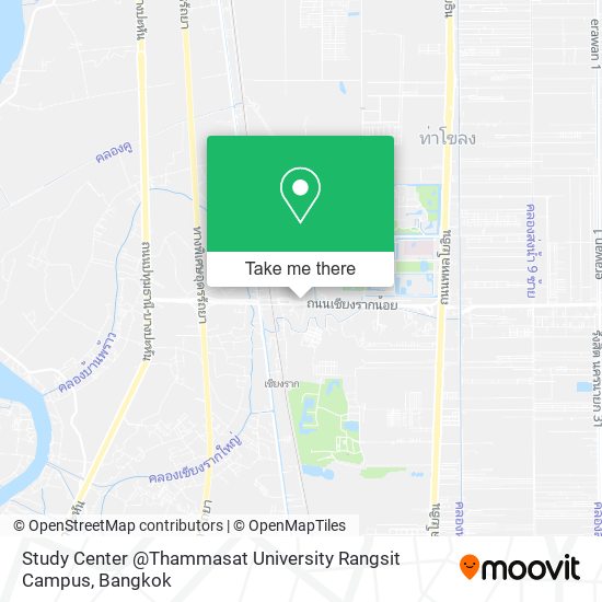 Study Center @Thammasat University Rangsit Campus map