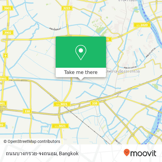 ถนนบางกรวย-จงถนอม map