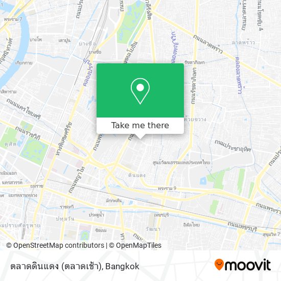 ตลาดดินแดง (ตลาดเช้า) map
