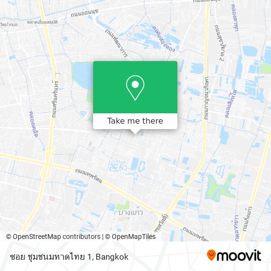 ซอย ชุมชนมหาดไทย 1 map