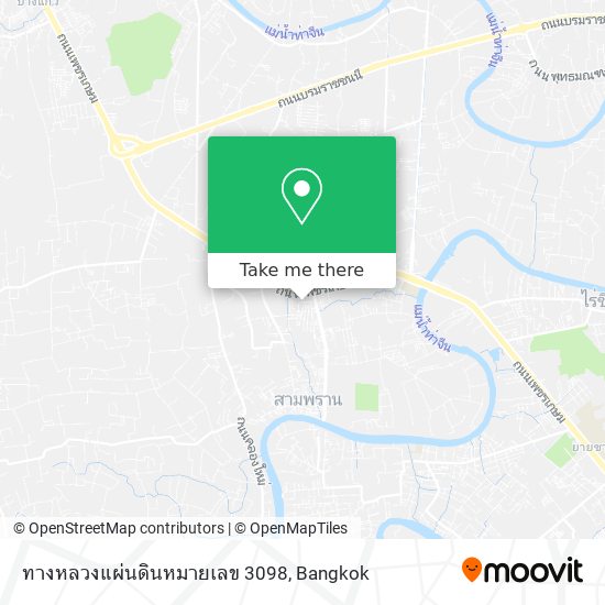 ทางหลวงแผ่นดินหมายเลข 3098 map