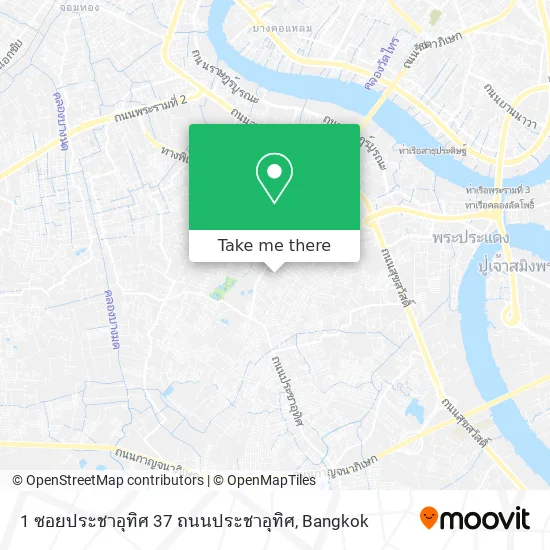 1 ซอยประชาอุทิศ 37 ถนนประชาอุทิศ map