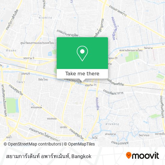 สยามการ์เด้นท์ อพาร์ทเม้นท์ map