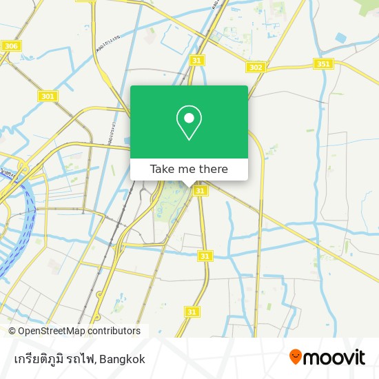 เกรียติภูมิ รถไฟ map