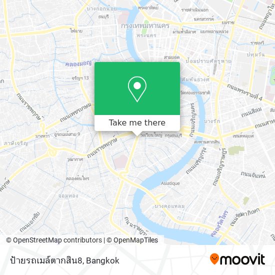 ป้ายรถเมล์ตากสิน8 map