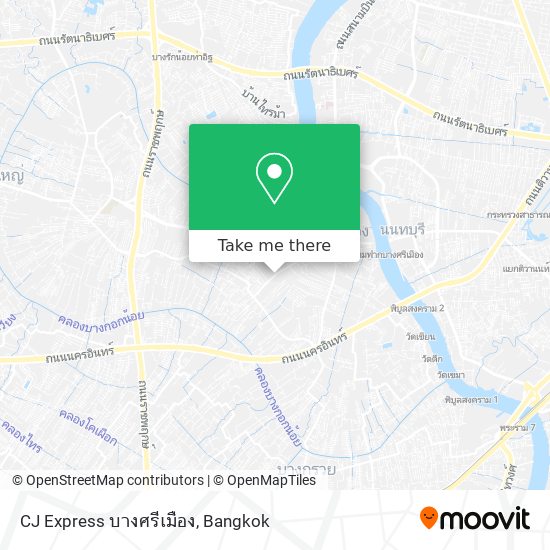 CJ Express บางศรีเมือง map