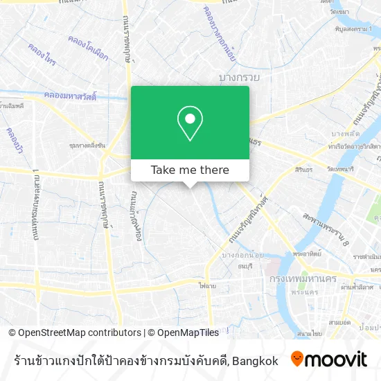 ร้านข้าวแกงปักใต้ป้าคองข้างกรมบังคับคดี map