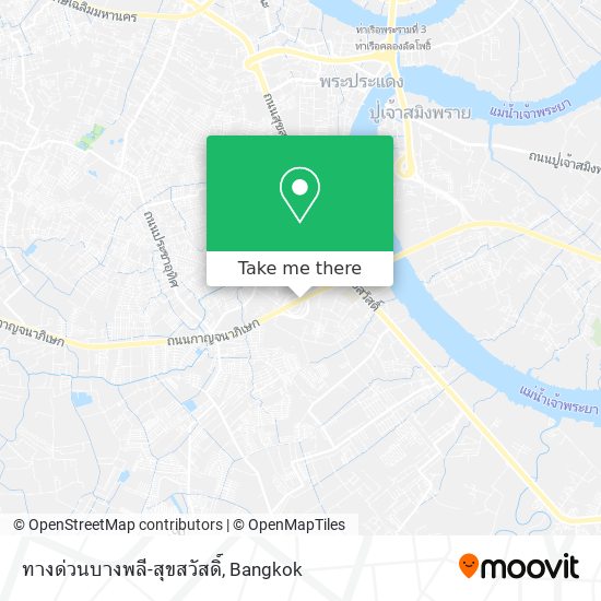 ทางด่วนบางพลี-สุขสวัสดิ์ map