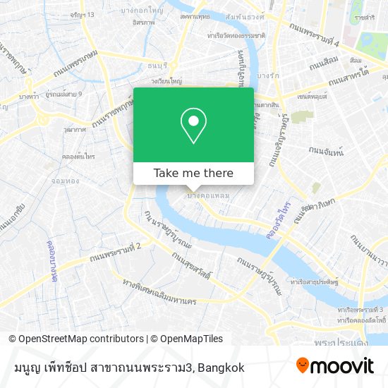 มนูญ เพ็ทช็อป สาขาถนนพระราม3 map