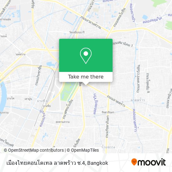 เมืองไทยคอนโดเทล ลาดพร้าว ซ.4 map