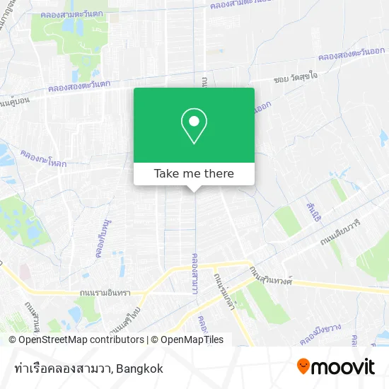 ท่าเรือคลองสามวา map