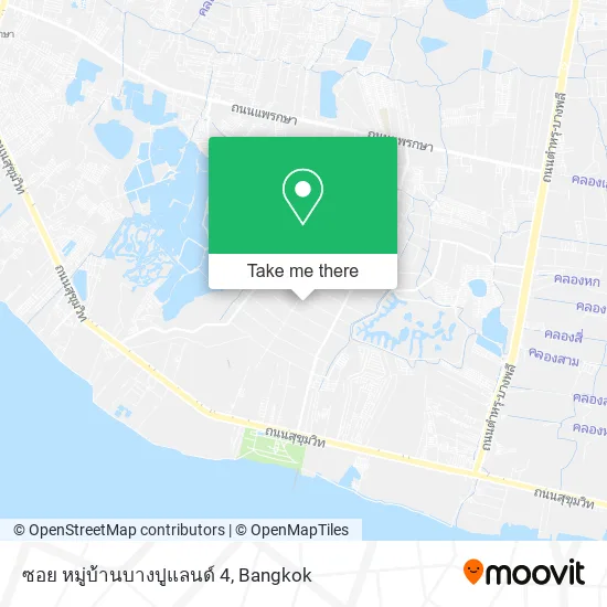 ซอย หมู่บ้านบางปูแลนด์ 4 map