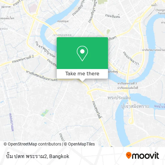 ปั๊ม ปตท พระราม2 map
