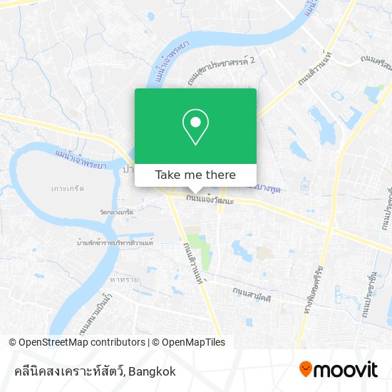 คลีนิคสงเคราะห์สัตว์ map