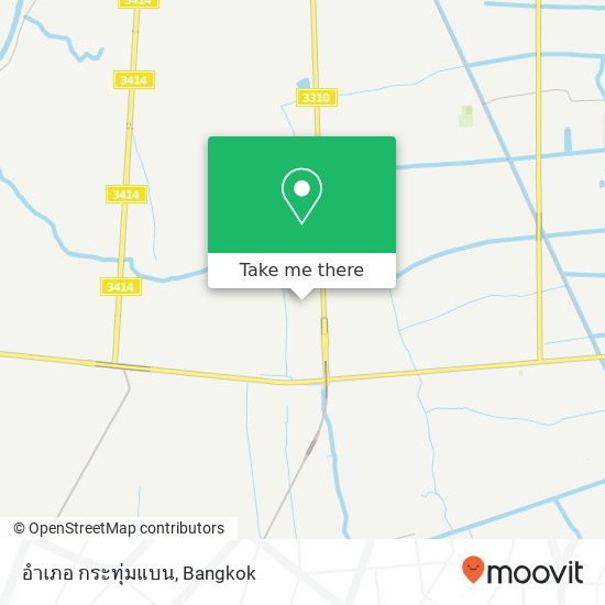 อำเภอ กระทุ่มแบน map