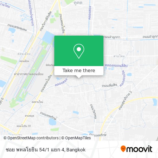 ซอย พหลโยธิน 54/1 แยก 4 map