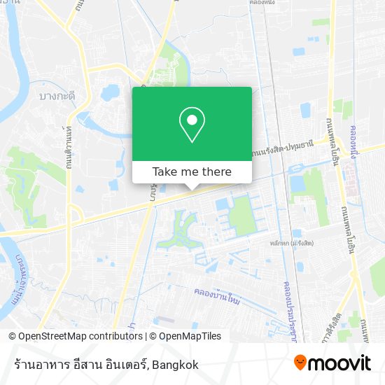 ร้านอาหาร อีสาน อินเตอร์ map