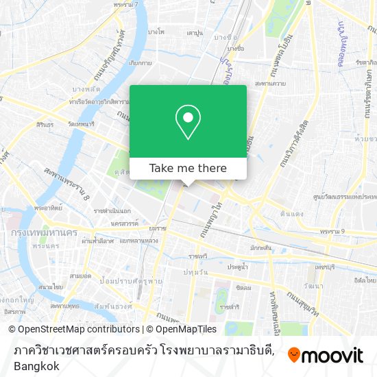 ภาควิชาเวชศาสตร์ครอบครัว โรงพยาบาลรามาธิบดี map