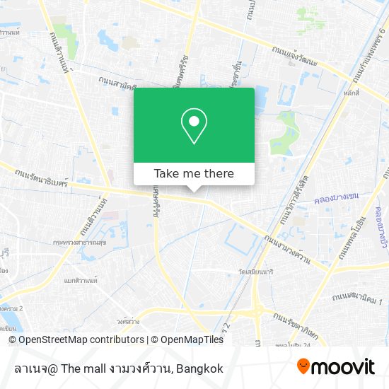 ลาเนจ@ The mall งามวงศ์วาน map