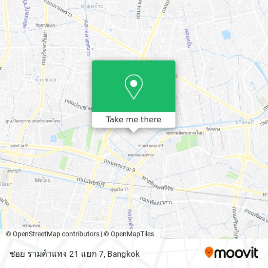 ซอย รามคำแหง 21 แยก 7 map