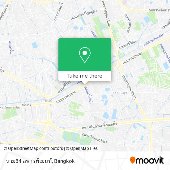 ราม84 อพารท์เมนท์ map