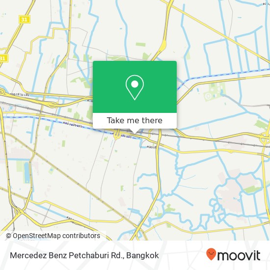 Mercedez Benz Petchaburi Rd. map