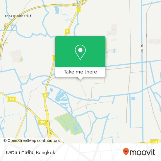 แขวง บางชัน map