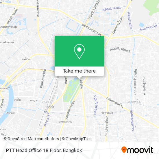 PTT Head Office 18 Floor map