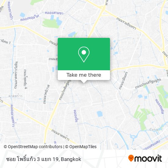 ซอย โพธิ์แก้ว 3 แยก 19 map