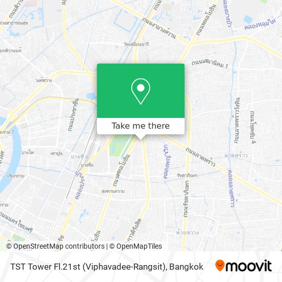 TST Tower Fl.21st (Viphavadee-Rangsit) map