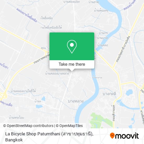 La Bicycle Shop Patumthani (สาขาปทุมธานี) map