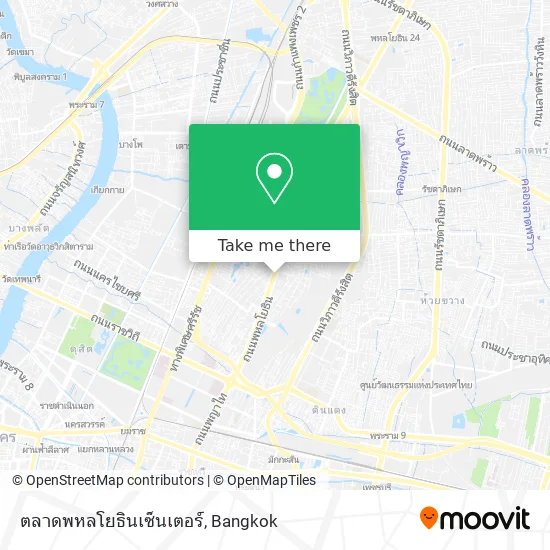 ตลาดพหลโยธินเซ็นเตอร์ map