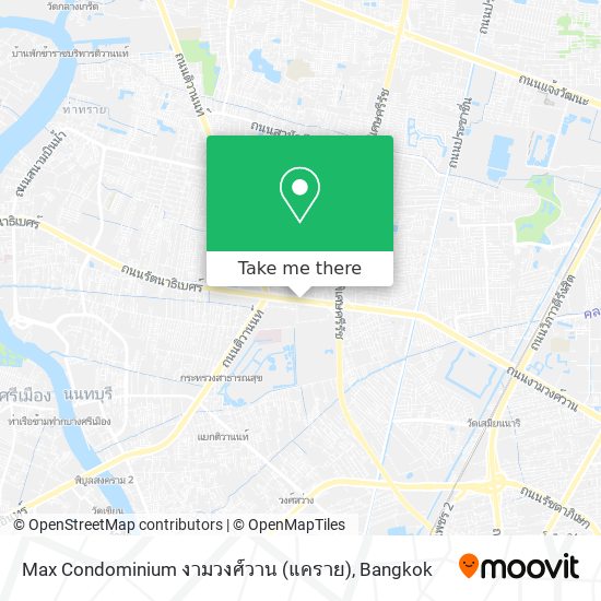 Max Condominium งามวงศ์วาน (แคราย) map