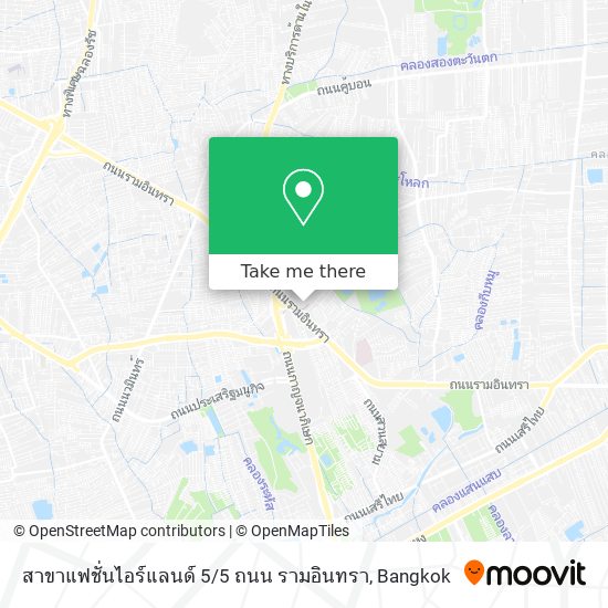 สาขาแฟชั่นไอร์แลนด์ 5 / 5 ถนน รามอินทรา map