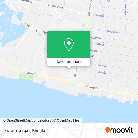 บ่อตกปลาลุงวี map