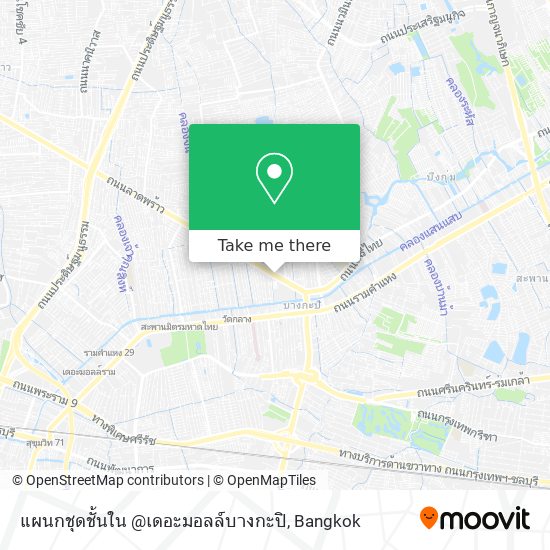 แผนกชุดชั้นใน @เดอะมอลล์บางกะปิ map