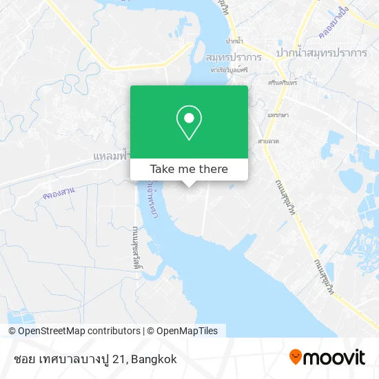 ซอย เทศบาลบางปู 21 map