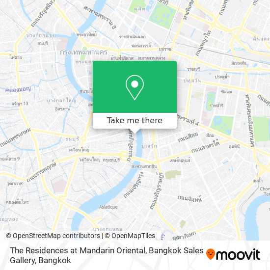 The Residences at Mandarin Oriental, Bangkok Sales Gallery map