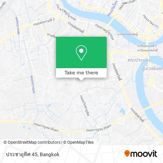 ประชาอุทิศ 45 map