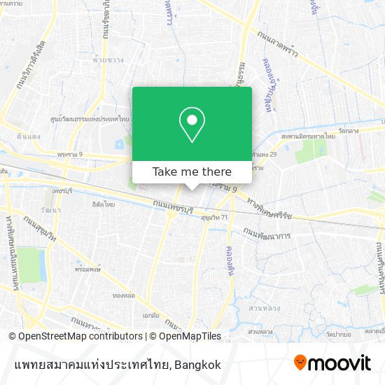 แพทยสมาคมแห่งประเทศไทย map