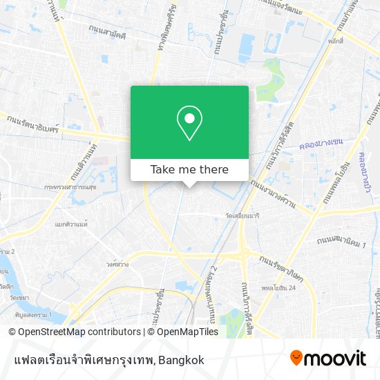 แฟลตเรือนจำพิเศษกรุงเทพ map